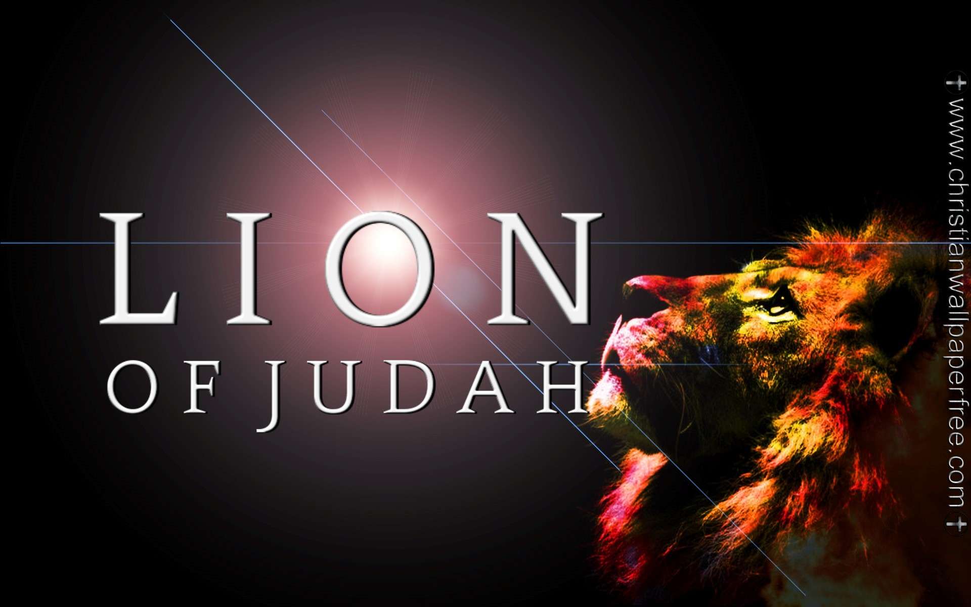 Lion Of Judah Under Supernova Silver
